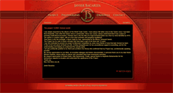 Desktop Screenshot of javierbacariza.com